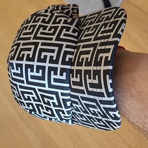 Balmain monogram nylon cap